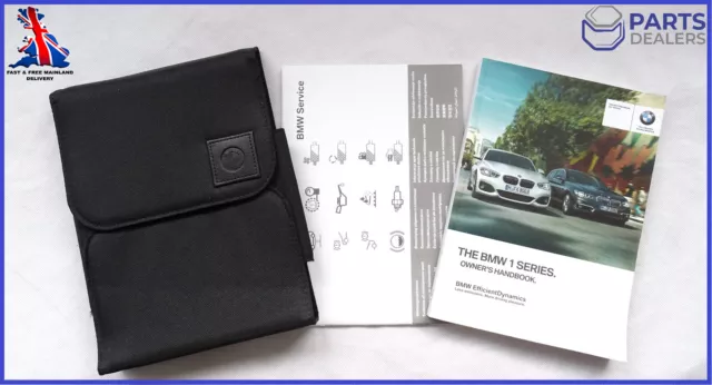 Genuine Bmw 1 Series F20 F21 2015-2019 Owners Manual Handbook Service Book Pack.