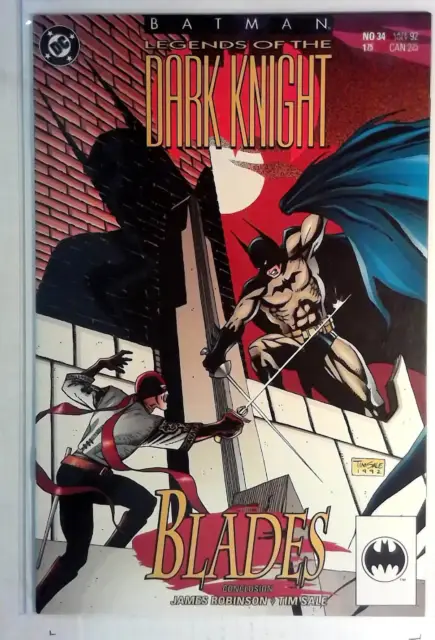 Legends of the Dark Knight #34 DC Comics (1992) NM- 1st Print Comic Book