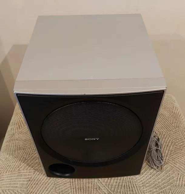 Sony Wired SS-WP700 Magnetically Shielded 6Ohm Passive Subwoofer In Silver 2