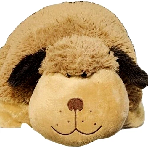 Pillow Pets Snuggly Puppy Dog-18" Brown-Stuffed Plush Toy-Extra Soft Cuddly-NEW