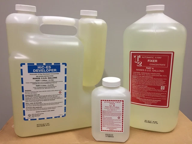 X-ray Developer & Fixer Concentrate Combo-Case-Pak, 10 Gallons Each