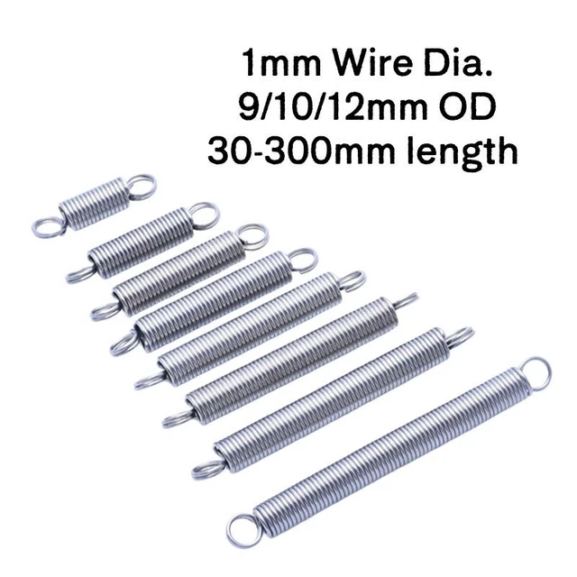 2 Pièces Ressort De Traction Avec Crochets 400mm - Diamètre 12mm - Fil 1,8mm - Résistant Et Durable
