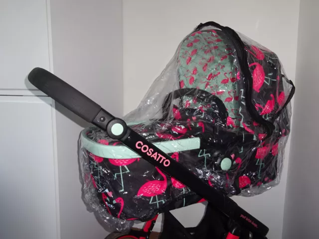 New RAINCOVER Zipped fits Cosatto Giggle 1,2,3 for Stroller Seat Unit/ Carrycot