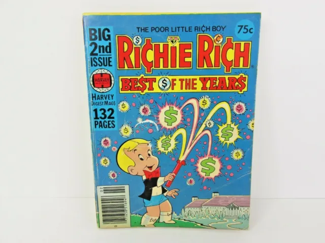 Vintage Richie Rich Best Of The Years 1977 Comic