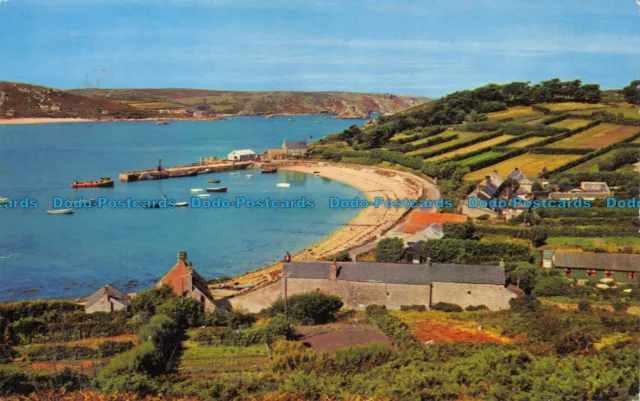 R071875 New Grimsby Harbour. Tresco. Scilly. F. E. Gibson. 1971
