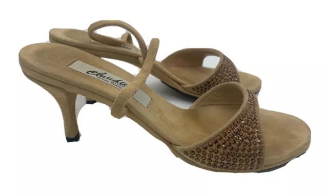 Vero Cuoio Femmes Chaussures Daim Beige Cristal Taille 36 Italie (US 5.5