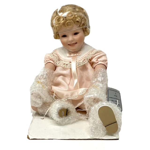 Shirley Temple Porcelain Doll Toddler Collection LITTLE MISS SHIRLEY Vintage 97