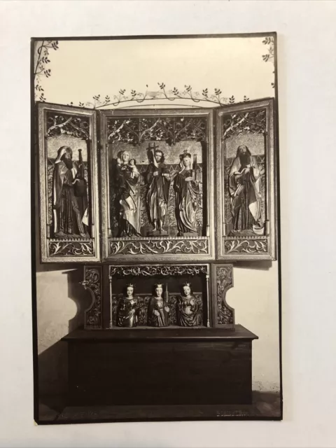 Goldberg in Schlesien. Konrad Menzel. Ein Foto von einem Altar. Um 1920-30.Polen