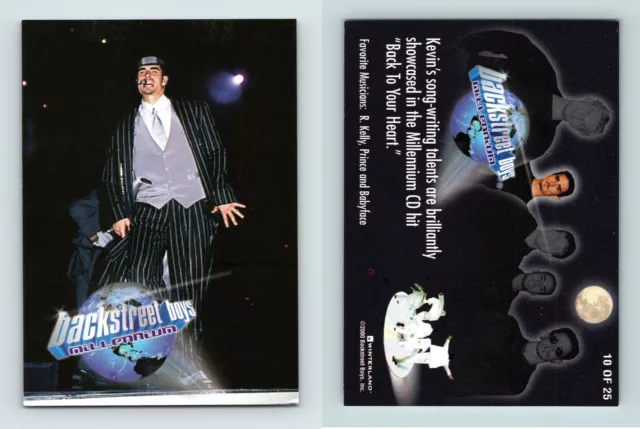 Backstreet Boys Black & Blue #10/25 Millennium 2000 Winterland Trading Card