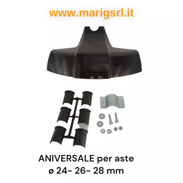 PARASASSI universale decespugliatore asta 24 26 28 mm protezione gambe lama filo