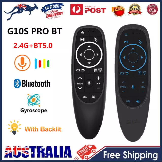 G10S Pro Voice Remote Control 2.4G + Bluetooth Wireless Air Mouse TV Box Android