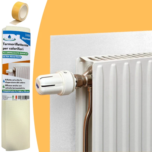 Pannello Termoriflettente Per Termosifone - 70x100cm, Isolante, Con Laminato Alluminio - Foto 11