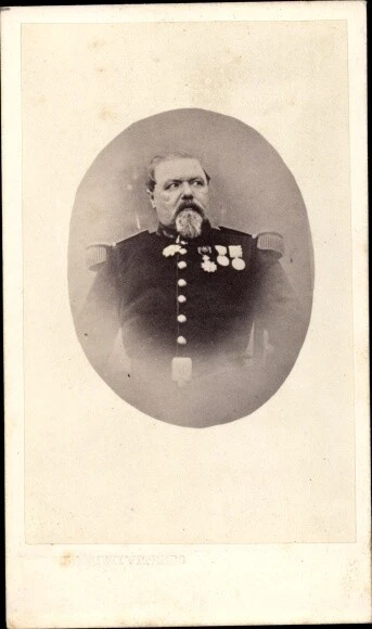 CdV Soldat, Uniform, Orden, Epaulette, Portrait - 10490379