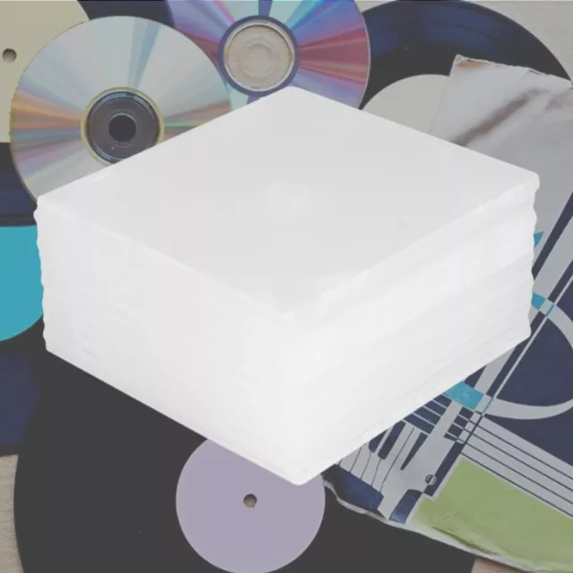 25 Pcs Ultrathin DVD Case Transparent CD Package Boîte de rangement portable CD
