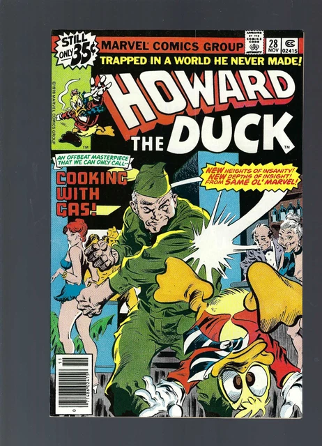 Howard The Duck Vol 1 #28 ⚡NEWSSTAND COPY.  ⚡GLOSSY MARVEL 1978 VF/NM