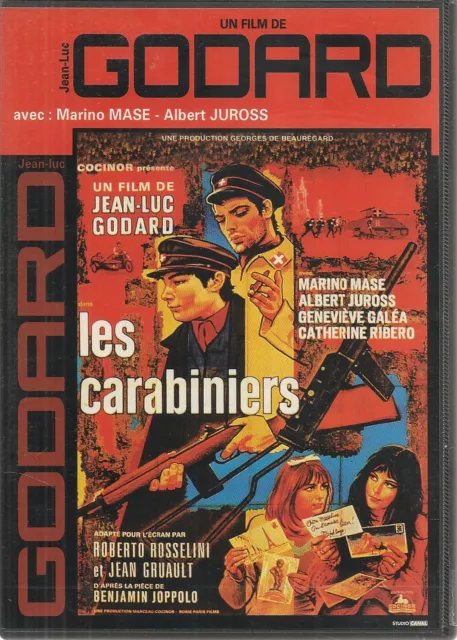 Dvd Zone 2--Les Carabiniers--Godard/Mase/Juross/Galea/Ribero