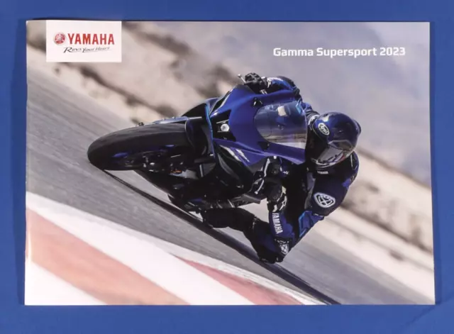 Prl) Moto Yamaha Gamma Superstore 2023 Bike Catalogo Accessori Brochure Depliant