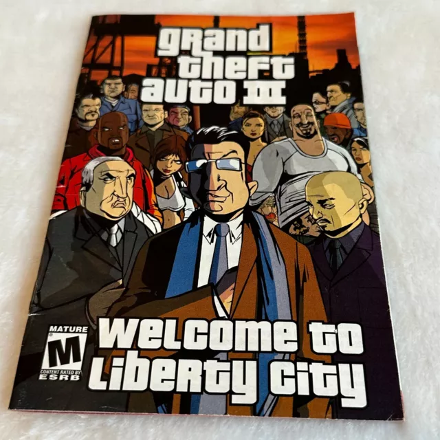 GRAND THEFT AUTO III Part 3 PC Manual Video Game Instruction Booklet ...