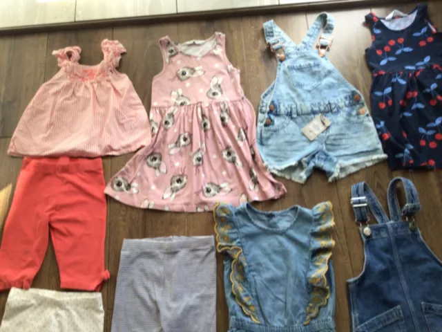 Bundle girls spring summer clothes age 2-3 years Next H&M Nutmeg Primark