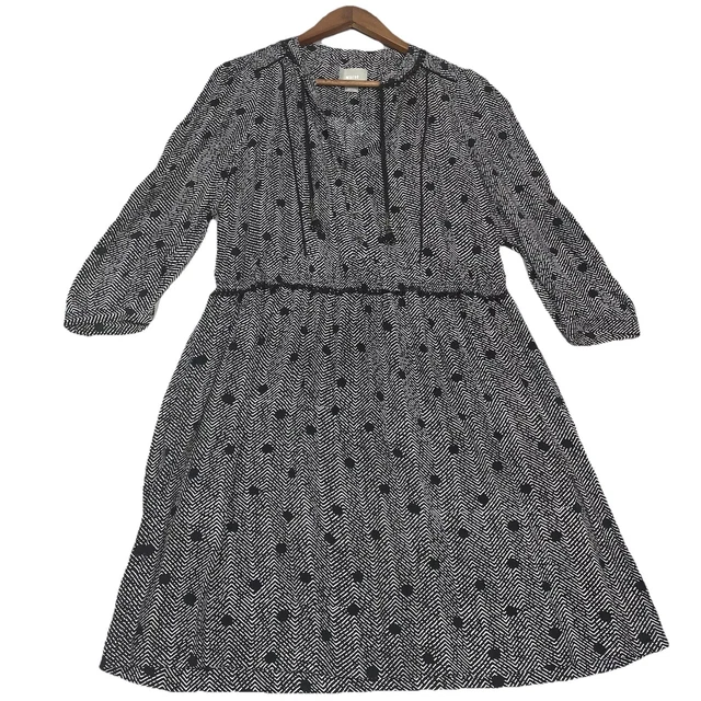 i guess so mini dress black polka dot Anthropologie Maeve Embellished Pearl Velvet Dress Size XL New – Finds For  You