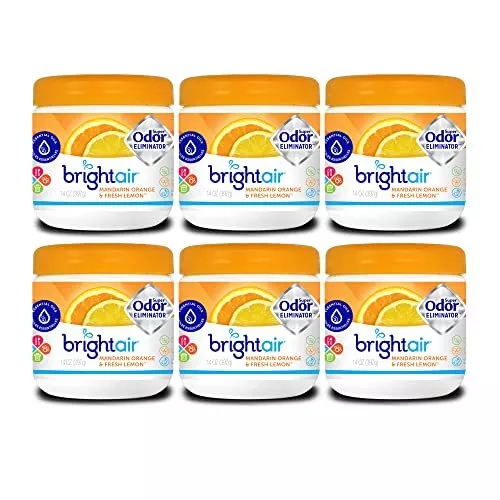 Bright Air Solid Air Freshener and Odor Eliminator Mandarin Orange and Fresh 14