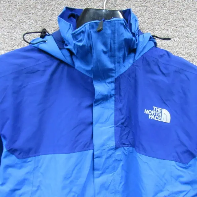 Mens The North Face Hyvent Hooded Fullzipped Lightweight Waterproof Jacket Uks M