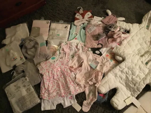 Baby Girls Clothes Bundle Newborn 0-3 Months New