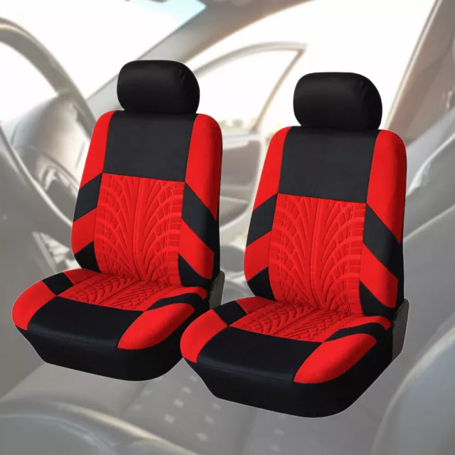 fr Car Seat Cover Set Embroidery Auto Seat Protector Fabirc for Automobile Vehic