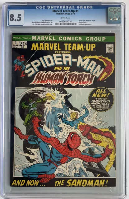 Marvel Team-Up #1 (1972) CGC 8.5 Spider-Man Team-Ups Begin