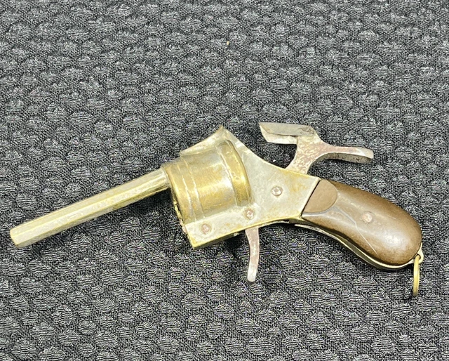 ANTIQUE LATE 19TH Century Cigar Cutter Pistol Revolver Gun Cheroot ...