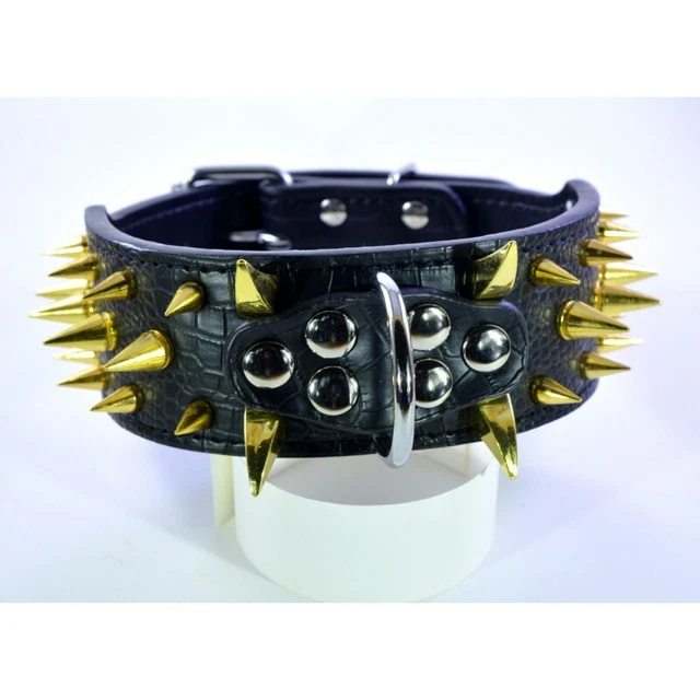 Collare In Cuoio Con Borchie Decorative Per Cane Collare Con Borchie A