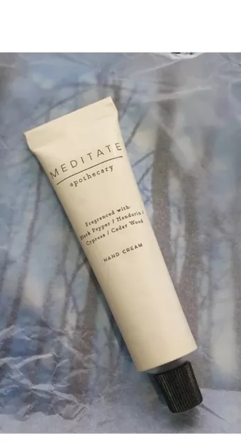 Marks & Spencer Apothecary Meditate Hand Cream 30ml New