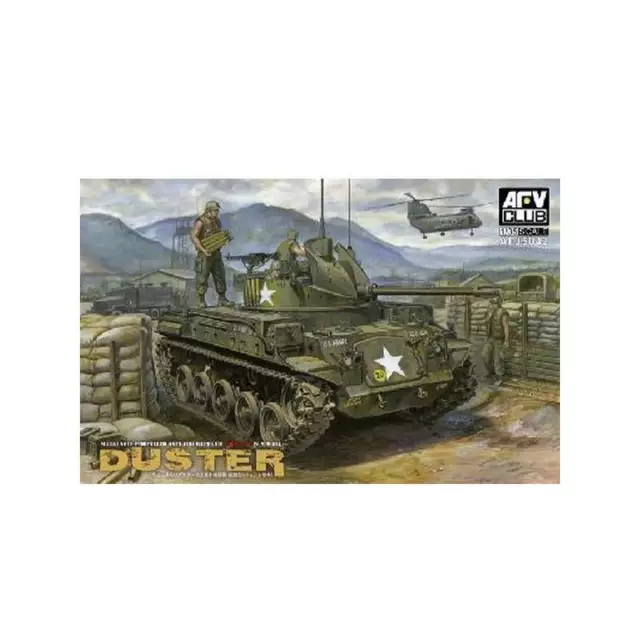 Maquette Char Us M42a1 "duster" Tank (version Vietnam) Afv Club 35042 1/35ème Ma