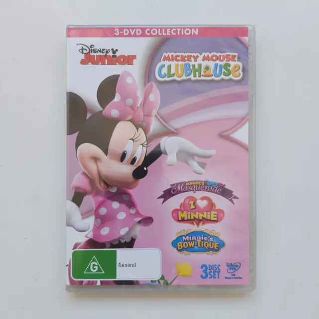 MICKEY MOUSE CLUBHOUSE Minnie's Bow-Tique DVD Region 4 Disney Junior Free  Post $6.90 - PicClick AU