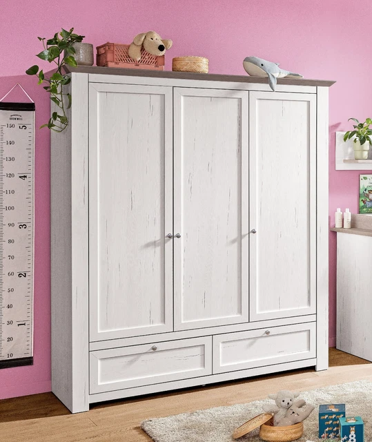 BEGABINO Kleiderschrank MAGNUS (BHT 174x200x60 cm) BHT 174x200x60 cm weiß