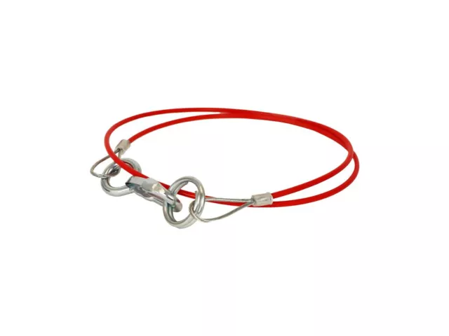 Cavo di strappo, fune di strappo per rimorchio, 110 cm, 1000N, moschettone/anello AS43