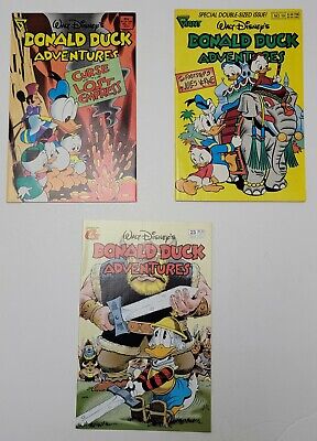 Walt Disney's Present Donald Duck Adventures Comics Volumes #17, #19,  And #23