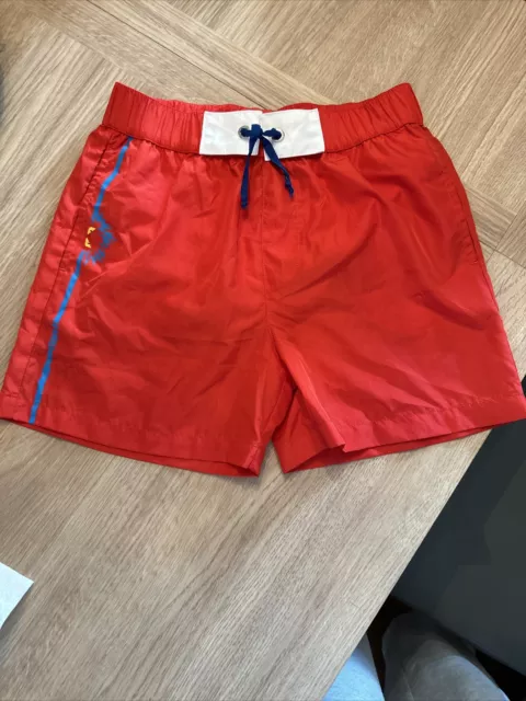 Pantaloncini da nuoto rossi Fendi per ragazzi età 8