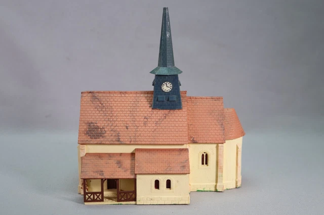 Maquette D'église Jouef H0 - Occasion - Pour Réseau De Train Miniature