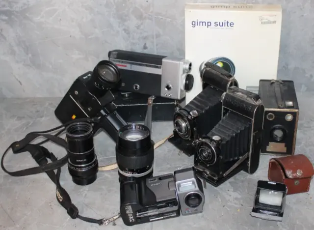 Colección de cámaras antiguas y vintage