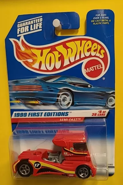 1999 Hot Wheels First Editions SEMI-FAST Collector #914