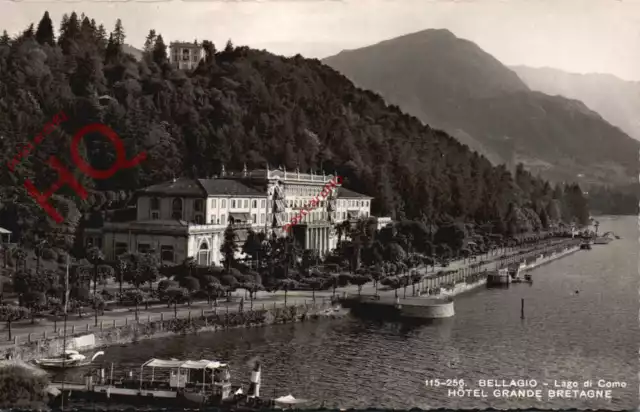 Picture Postcard, Bellagio, Lago Di Como, Lake Como, Hotel Grande Bretagne