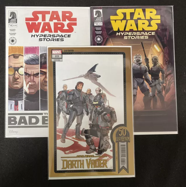 Star Wars: Hyperspace Stories #10 Covers A & B * Darth Vader #23 * 1st Bad Batch