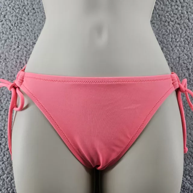 Victorias Secret Bikini Bottoms Womens Small Pink Stretch Swim Beach Vacation