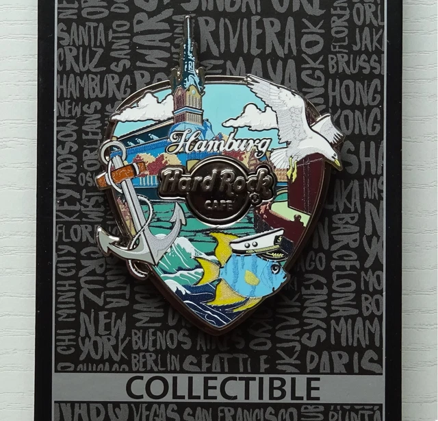 Freundschafts-Pins 5er Pack - Bayern Hamburg Flaggen Anstecker