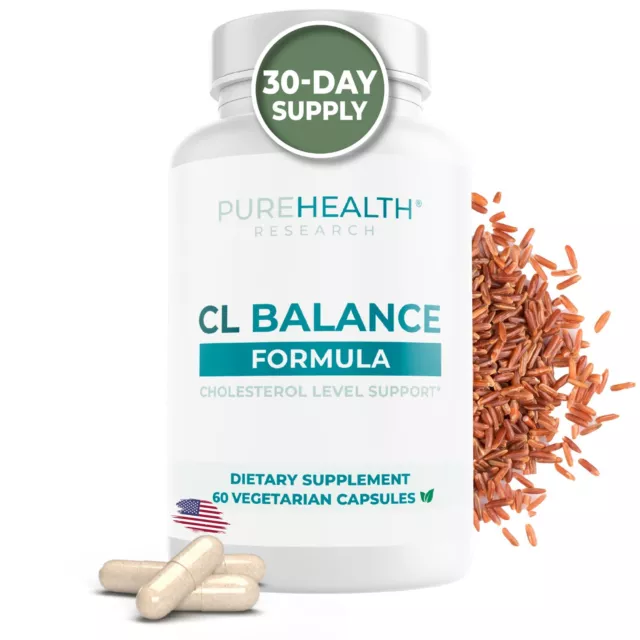 CL Balance Cholesterol Supplement, High Cholesterol Lowering PureHealth Research