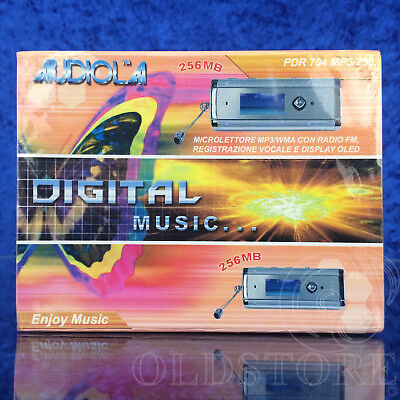 Audiola ►AUDIOLA MPR 948◄ MICROLETTORE MP3 WMA 512MB CON REGISTRATORE VOCALE E RADIO FM 