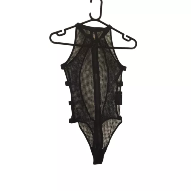 Kinky Fishnet Bodystocking Lingerie Love Honey Lace Bust Underwear Bodysuit  407R