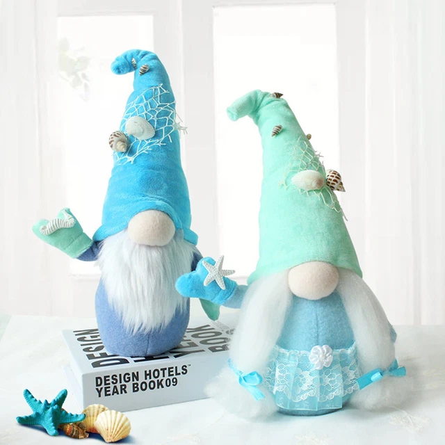 2 PCS Beach Dwarf Decorate The Dwarf Handmade Geometric Decorative Objects