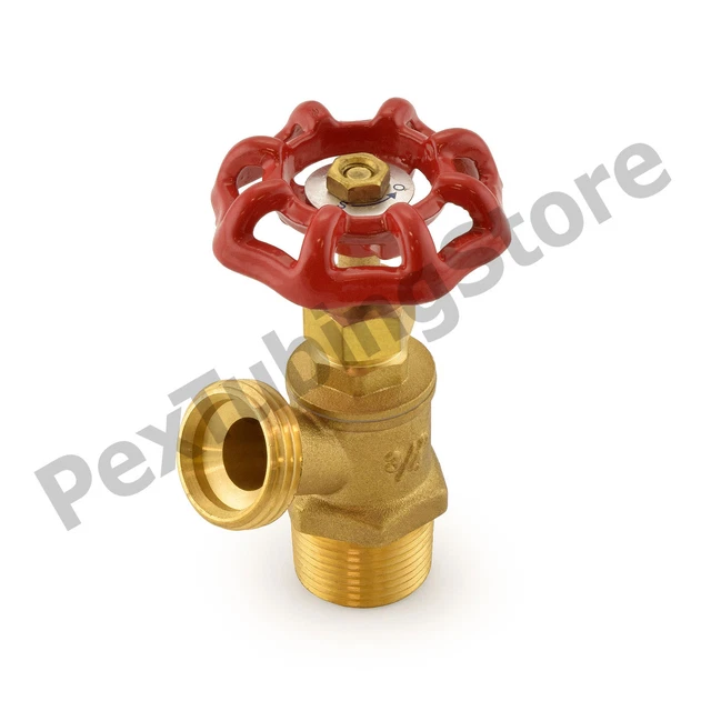 3/4& MALE NPT Threaded MultiTurn Boiler Heater Brass Drain Valve EUR 1